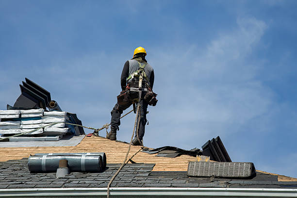 Professional Roofing technician working in Fort Hall, ID
